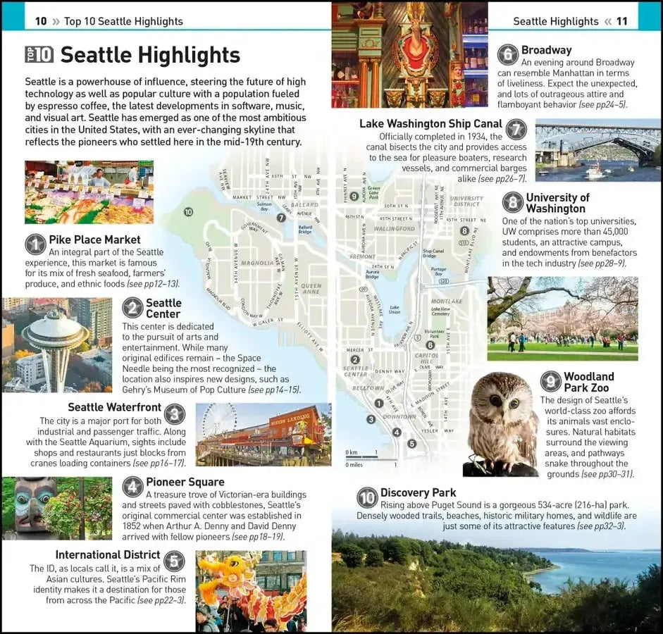 DK Top 10 Seattle US - Paperback / softback