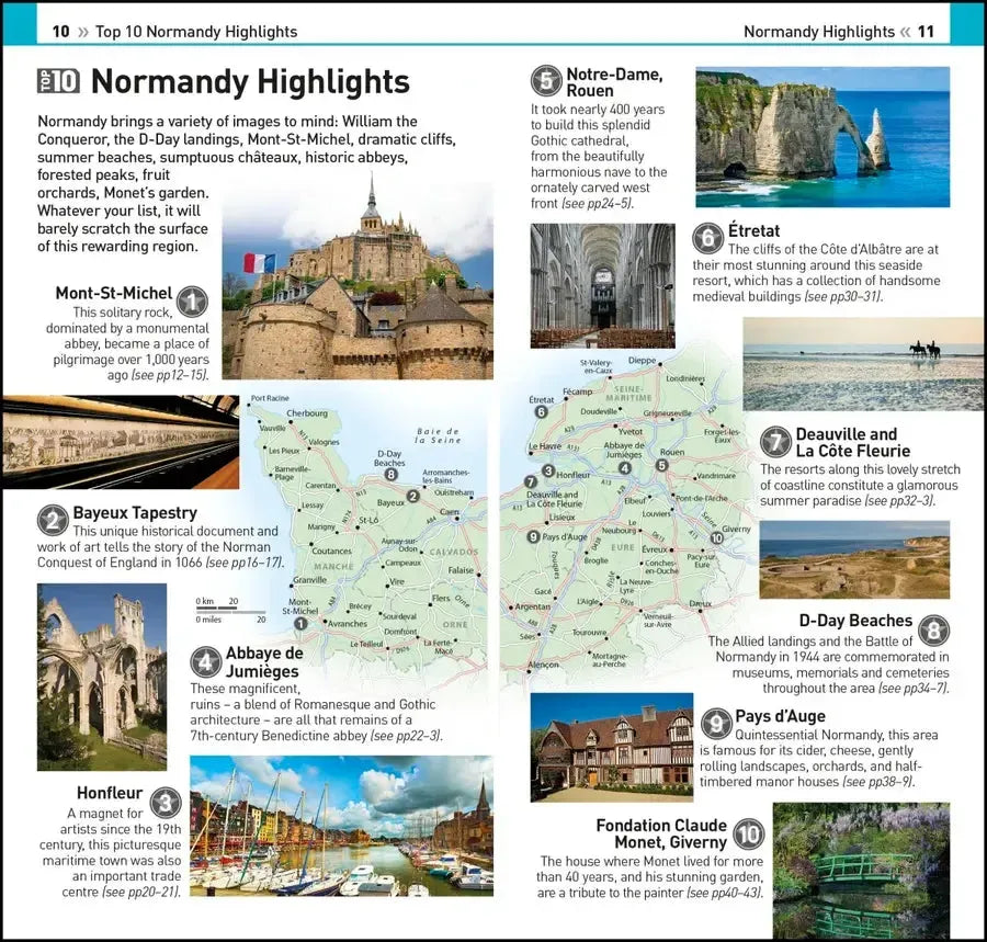 DK Top 10 Normandy US - Paperback / softback
