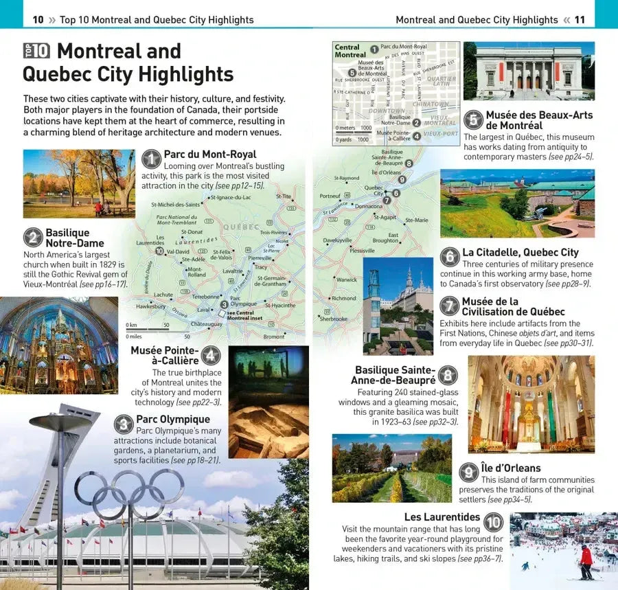 DK Top 10 Montreal and Quebec City US - Paperback / softback