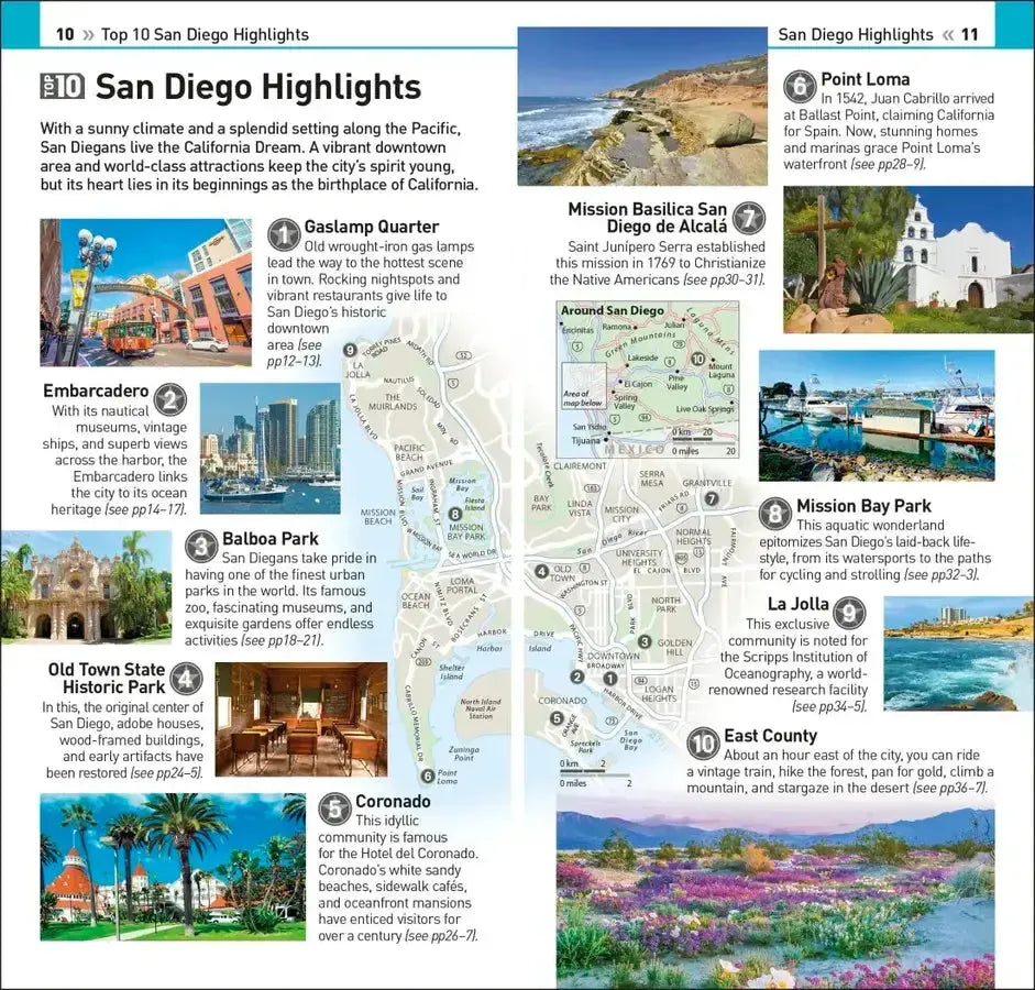 DK Top 10 San Diego US - Paperback / softback