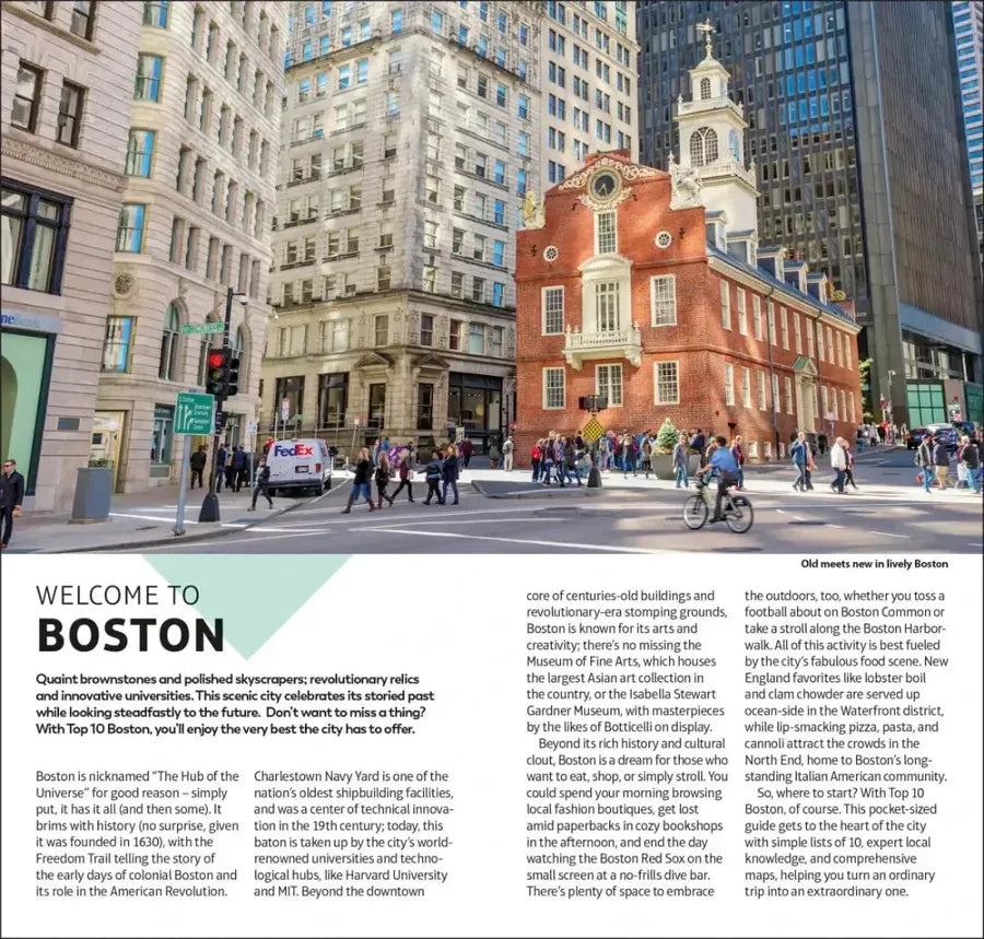 DK Top 10 Boston US - Paperback / softback (9780241675786)
