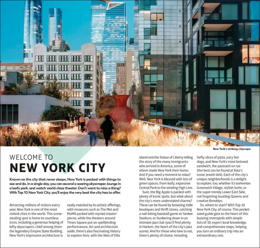 DK Top 10 New York City US - Paperback / softback (9780241676318)