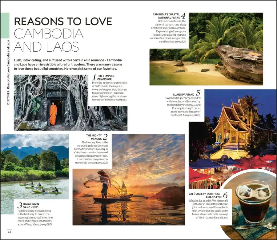 DK Cambodia and Laos US - Paperback / softback