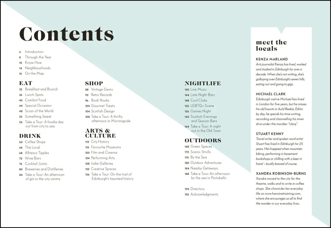 Edinburgh Like a Local US - Hardback