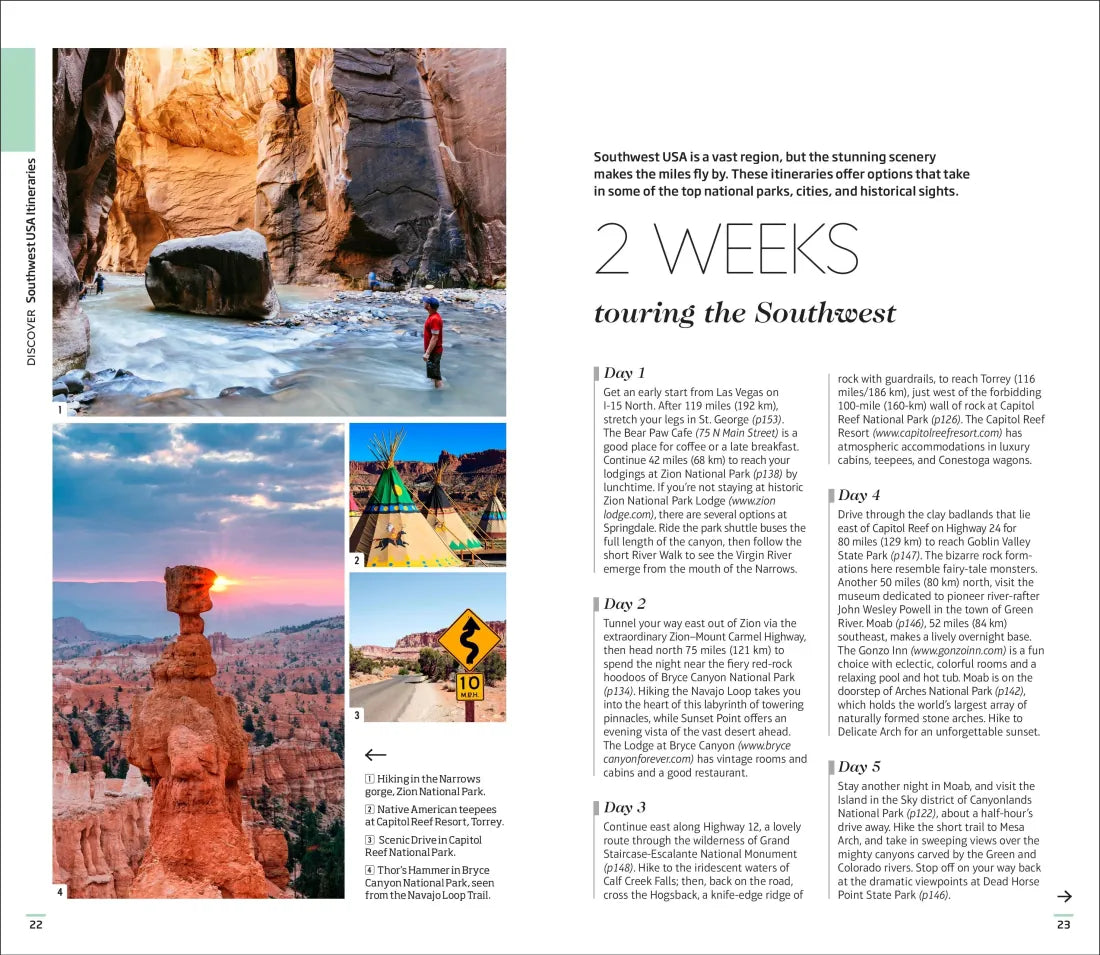 DK Southwest USA and National Parks US - Paperback / softback