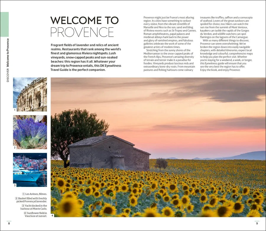 DK Provence and the Cote d'Azur US - Paperback / softback