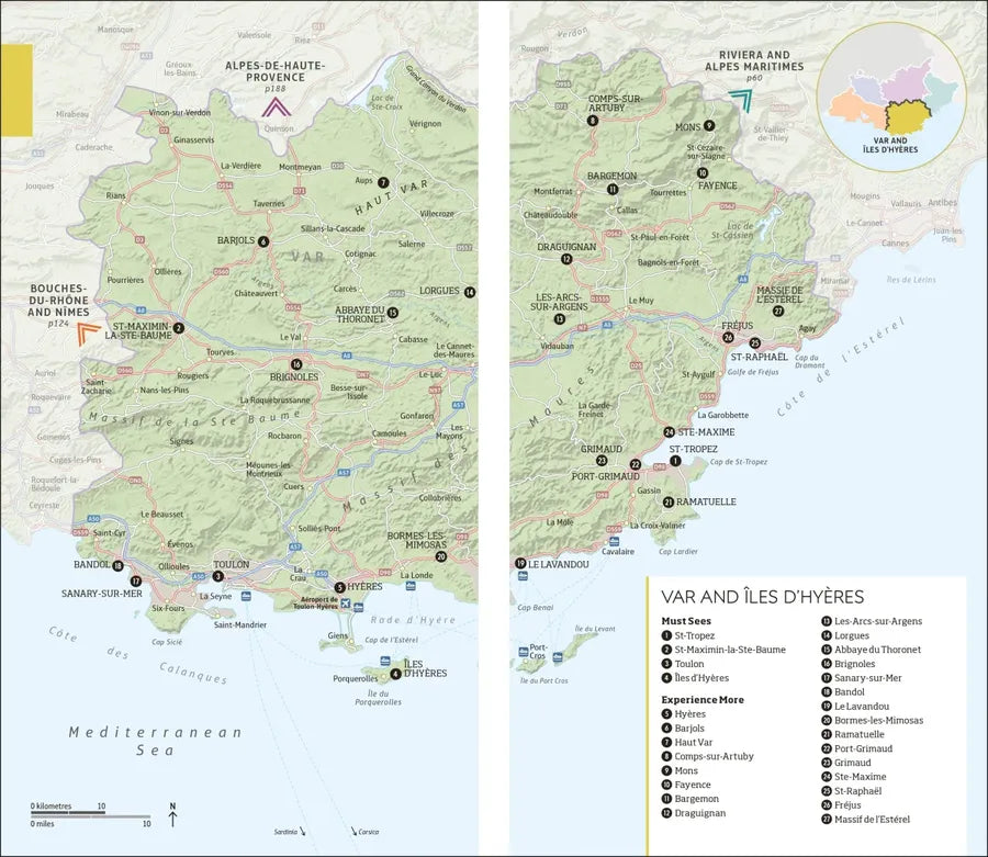 DK Provence and the Cote d'Azur US - Paperback / softback