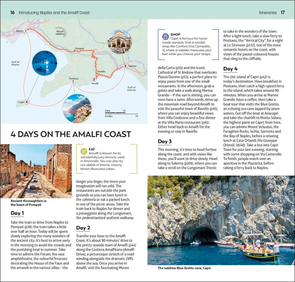 DK Top 10 Naples and the Amalfi Coast US - Paperback / softback