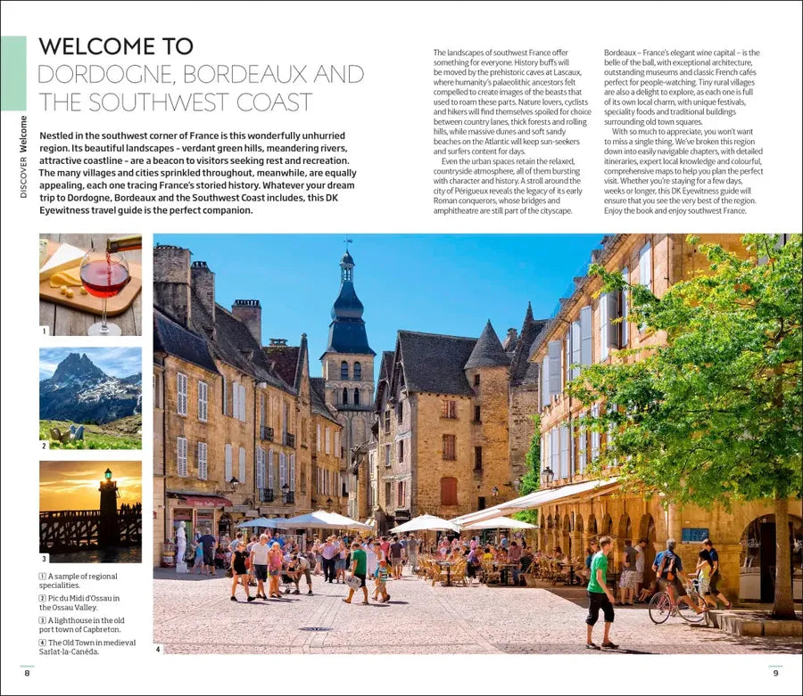 DK Dordogne, Bordeaux and the Southwest Coast US - Paperback / softback