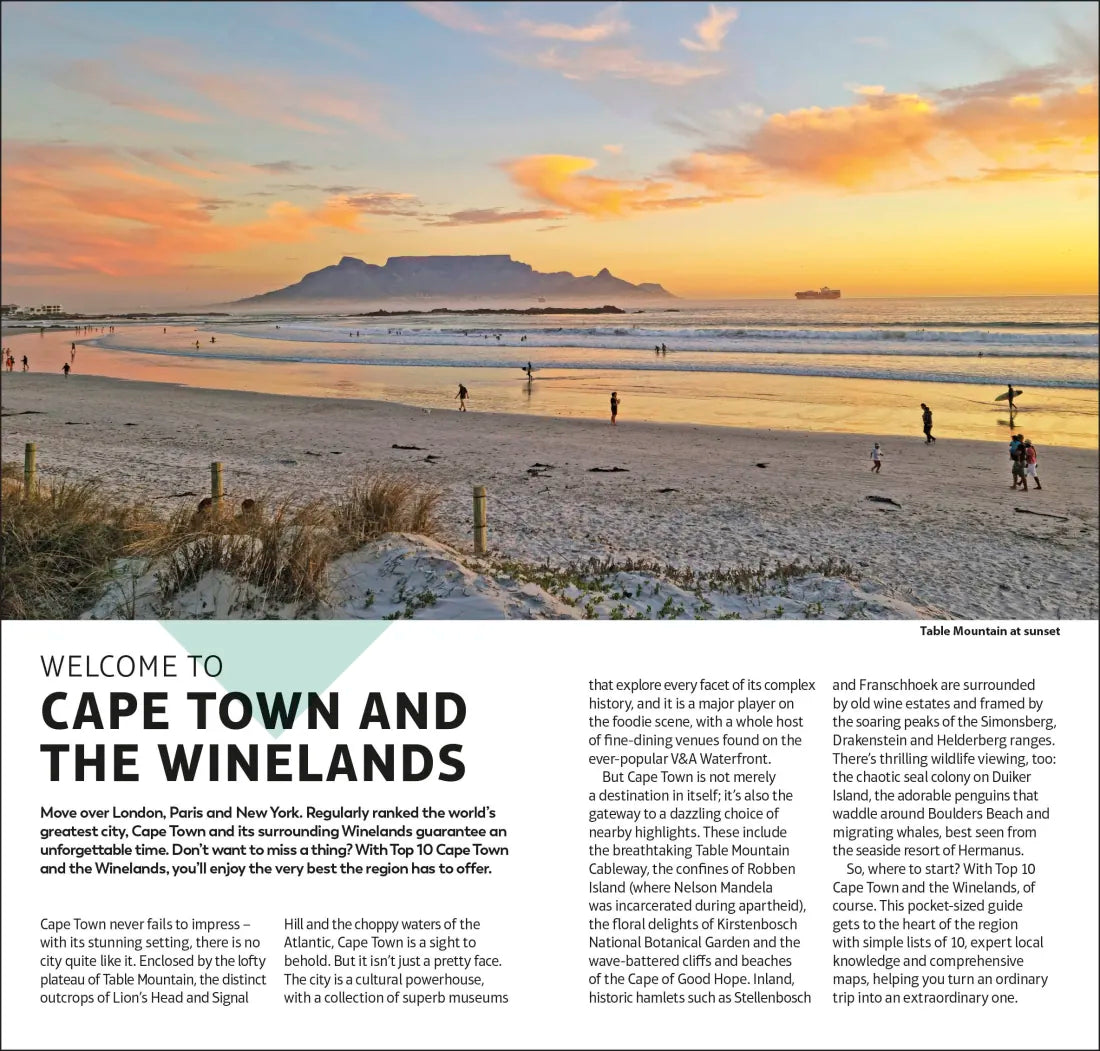 DK Top 10 Cape Town and the Winelands US - Paperback / softback
