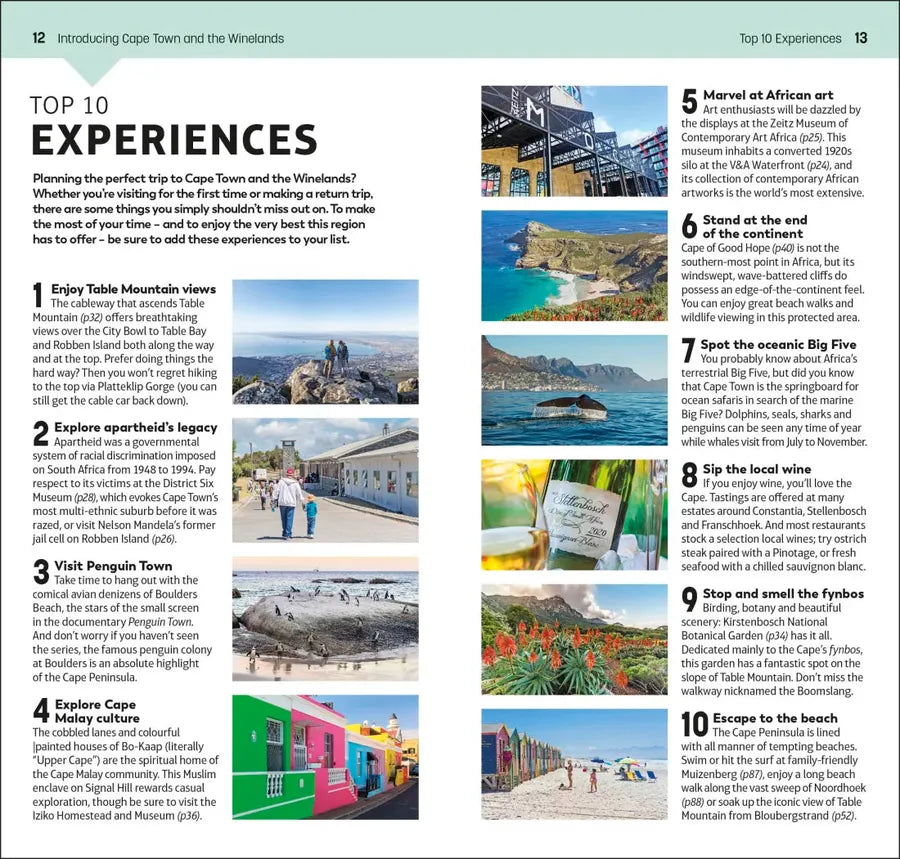 DK Top 10 Cape Town and the Winelands US - Paperback / softback
