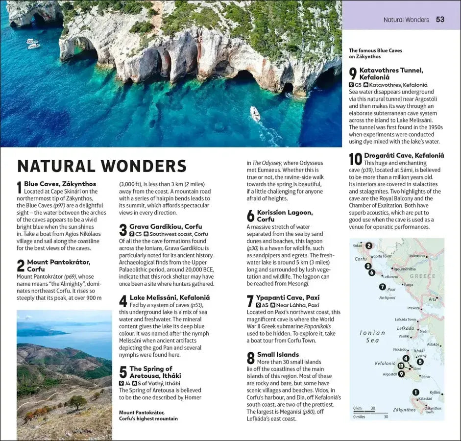 DK Top 10 Corfu and the Ionian Islands US - Paperback / softback (9780241722008)