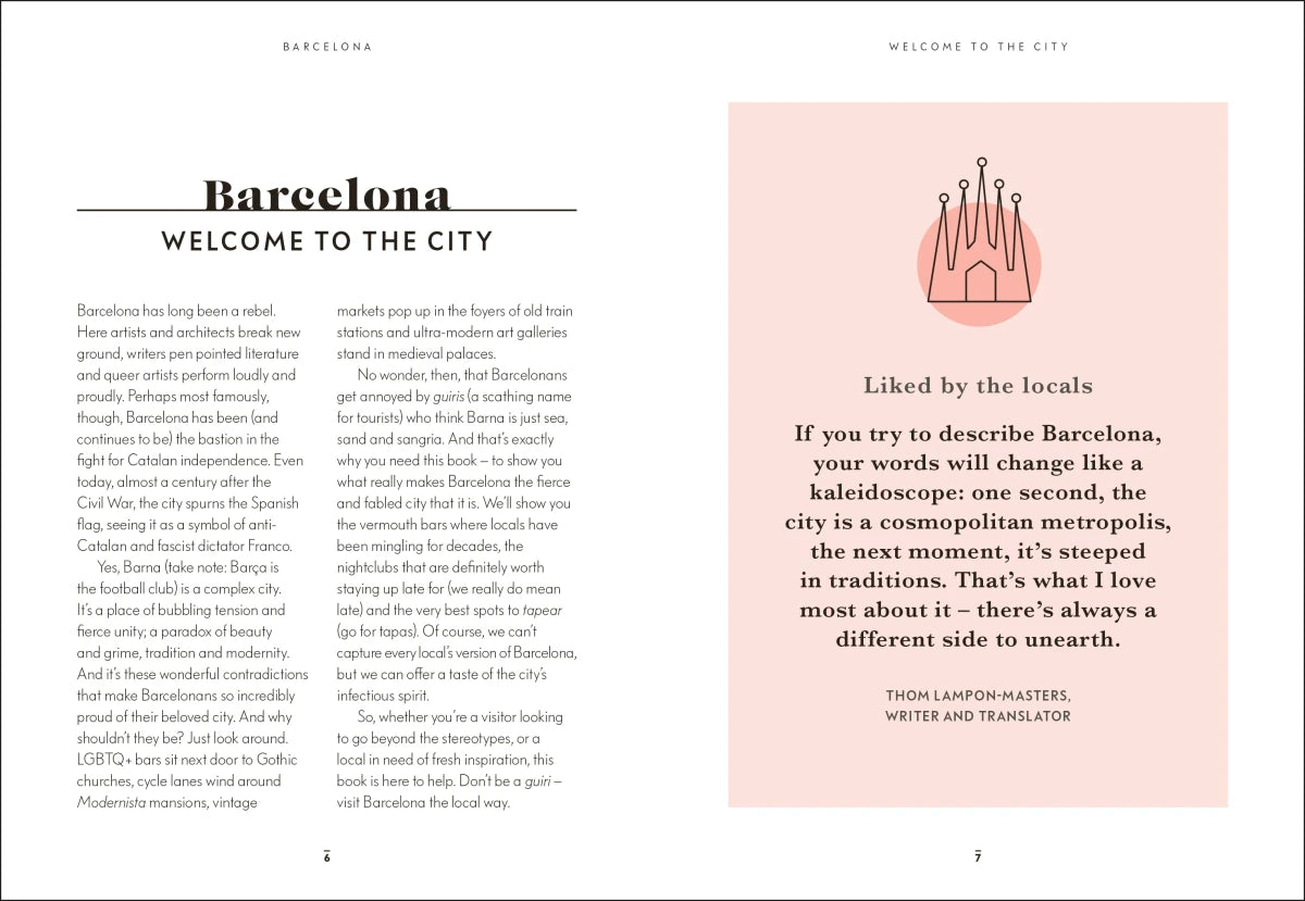 Barcelona Like a Local US - Hardback