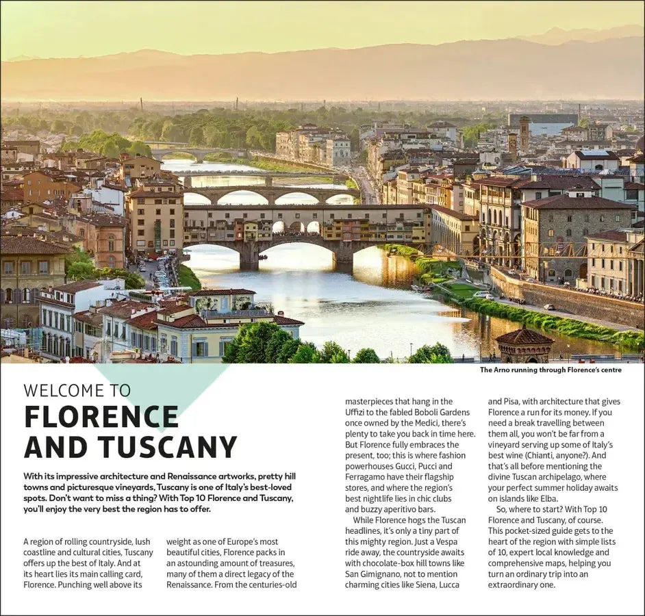 DK Top 10 Florence and Tuscany US - Paperback / softback