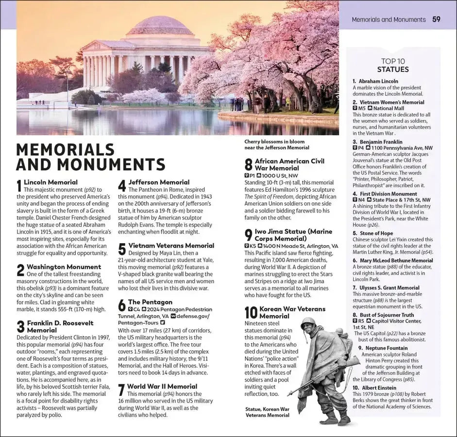 DK Top 10 Washington, DC US - Paperback / softback