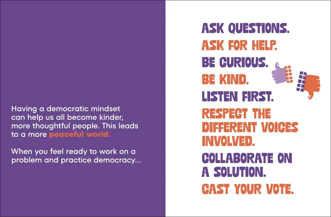 A Kids Book About Democracy US - Hardback