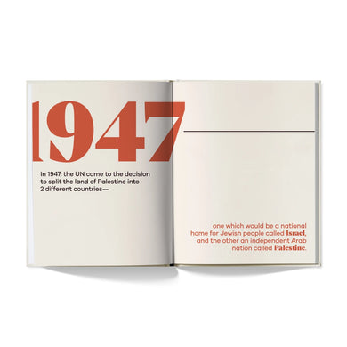 A Kids Book About Israel & Palestine US - Hardback