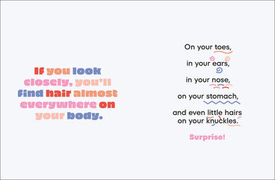 A Kids Book About Body Hair US - Hardback