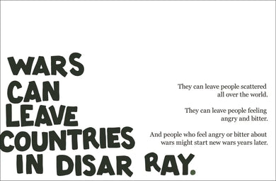 A Kids Book About War US - Hardback