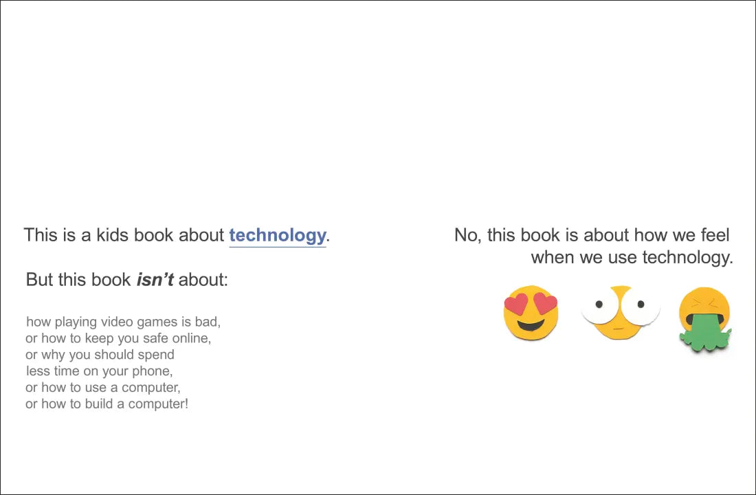A Kids Book About Technology US - Hardback