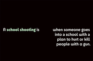 A Kids Book About School Shootings US - Hardback