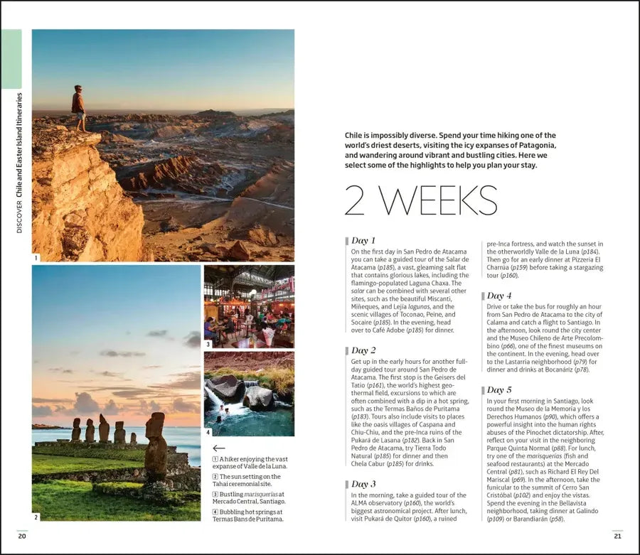 DK Chile and Easter Island US - Paperback / softback (9780241756805)