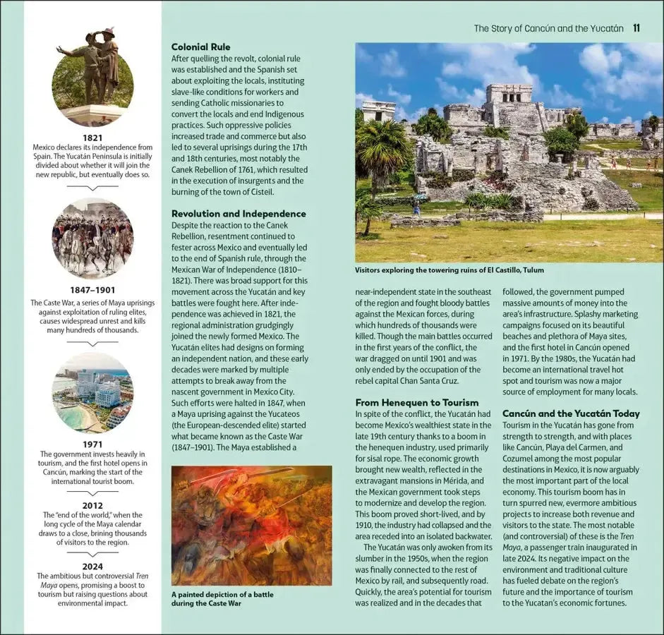 DK Top 10 Cancun and the Yucatan US - Paperback / softback