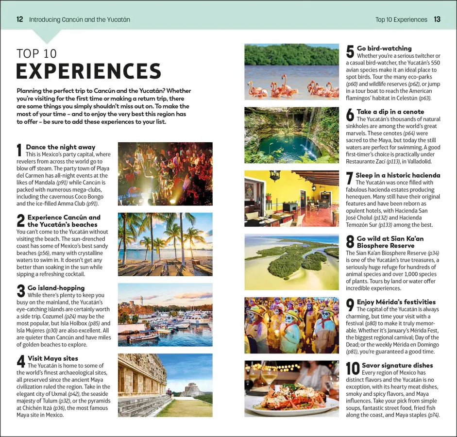 DK Top 10 Cancun and the Yucatan US - Paperback / softback