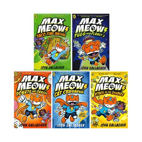Max Meow 5-book Set (John Gallagher)-Graphic novel / Comic book / Manga: genres-買書書 BuyBookBook