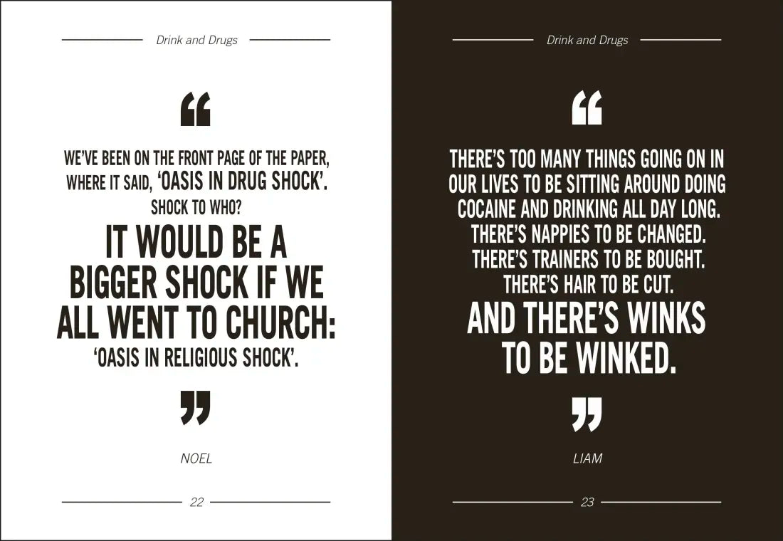 Wise Words Oasis US - Hardback