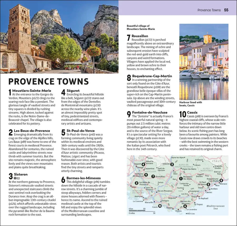 DK Top 10 Provence and the Cote d'Azur US - Paperback / softback