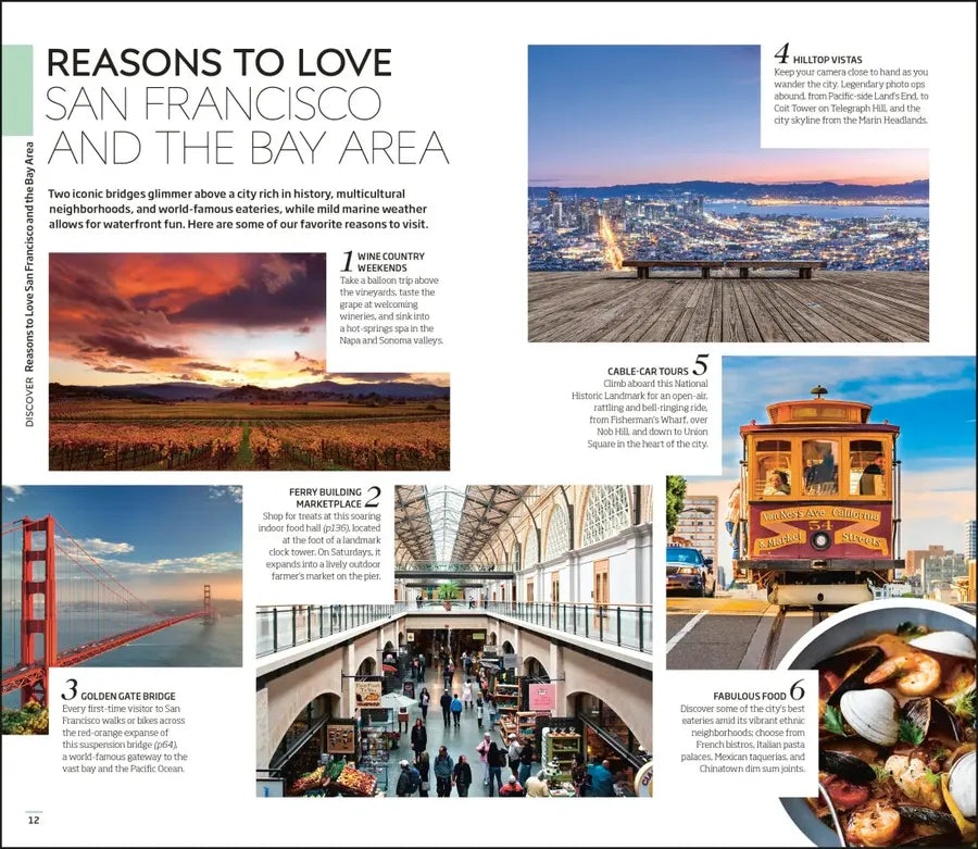 DK San Francisco and the Bay Area US - Paperback / softback (9780241784075)