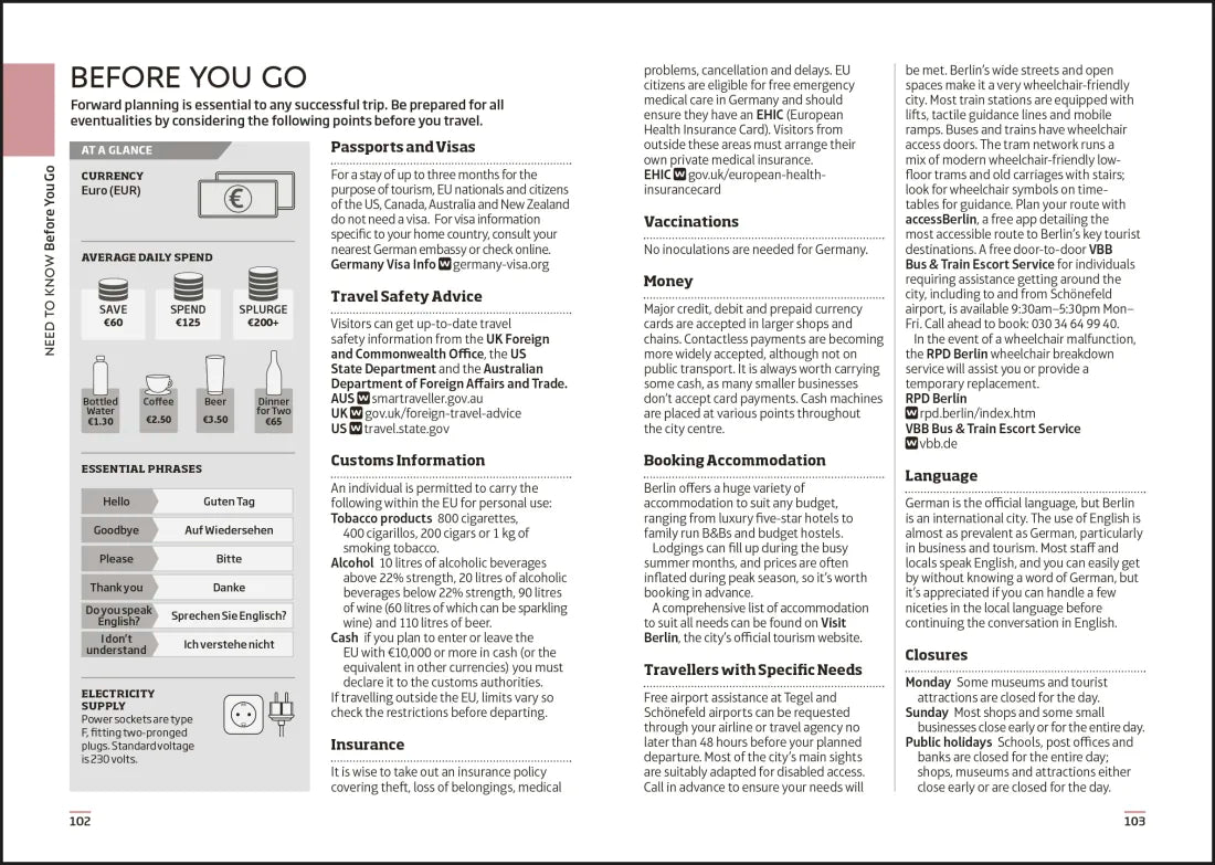 DK Berlin Mini Map and Guide US - Paperback / softback