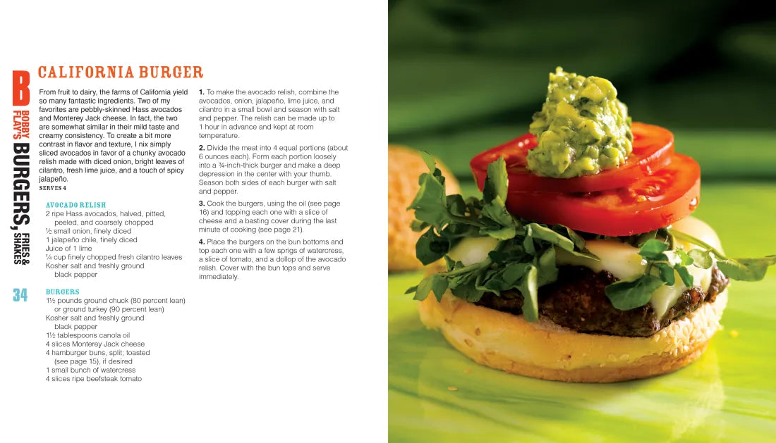 Bobby Flay's Burgers, Fries, and Shakes US - Hardback