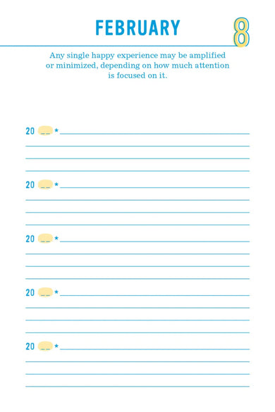 The Happiness Project One-Sentence Journal US - Diary or journal