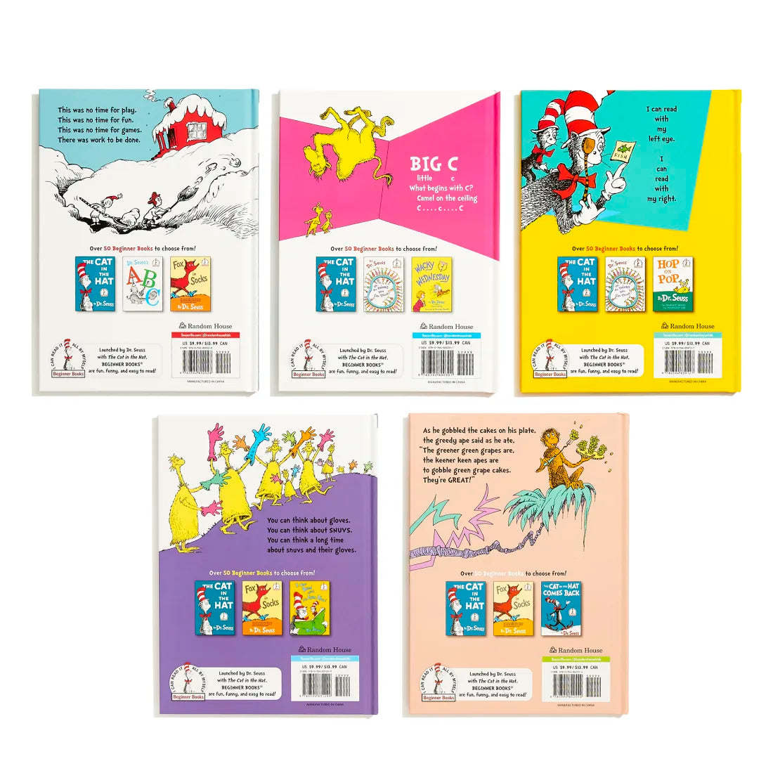Dr. Seuss's Second Beginner Book Boxed Set Collection US - Multiple-component retail product, boxed