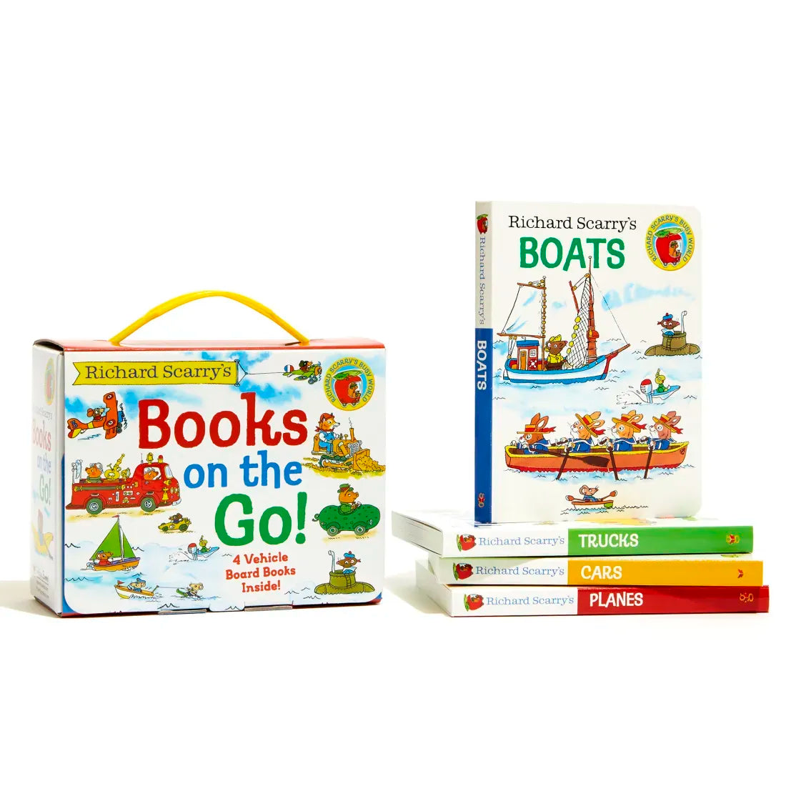 Richard Scarry's Books on the Go US - Multiple-component retail product, boxed