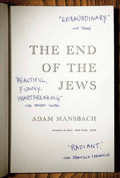 The End of the Jews-Fiction: general and literary-買書書 BuyBookBook
