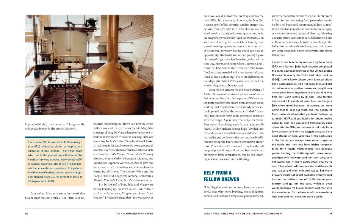 The Anchor Brewing Story US - Hardback