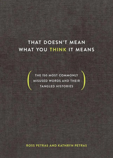 That Doesn't Mean What You Think It Means-Language and Linguistics-買書書 BuyBookBook