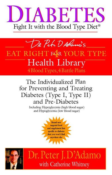 Diabetes: Fight It with the Blood Type Diet-Family and health-買書書 BuyBookBook