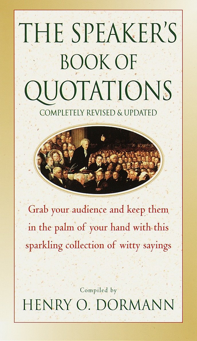 The Speaker's Book of Quotations, Completely Revised and Updated-Reference/ Information/ Interdisciplinary subjects-買書書 BuyBookBook