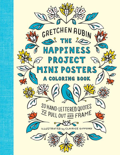 The Happiness Project Mini Posters: A Coloring Book-Self-help/ personal development/ practical advice-買書書 BuyBookBook