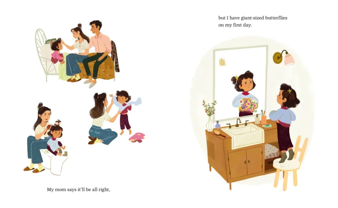 Giant-Sized Butterflies On My First Day of School US - Hardback