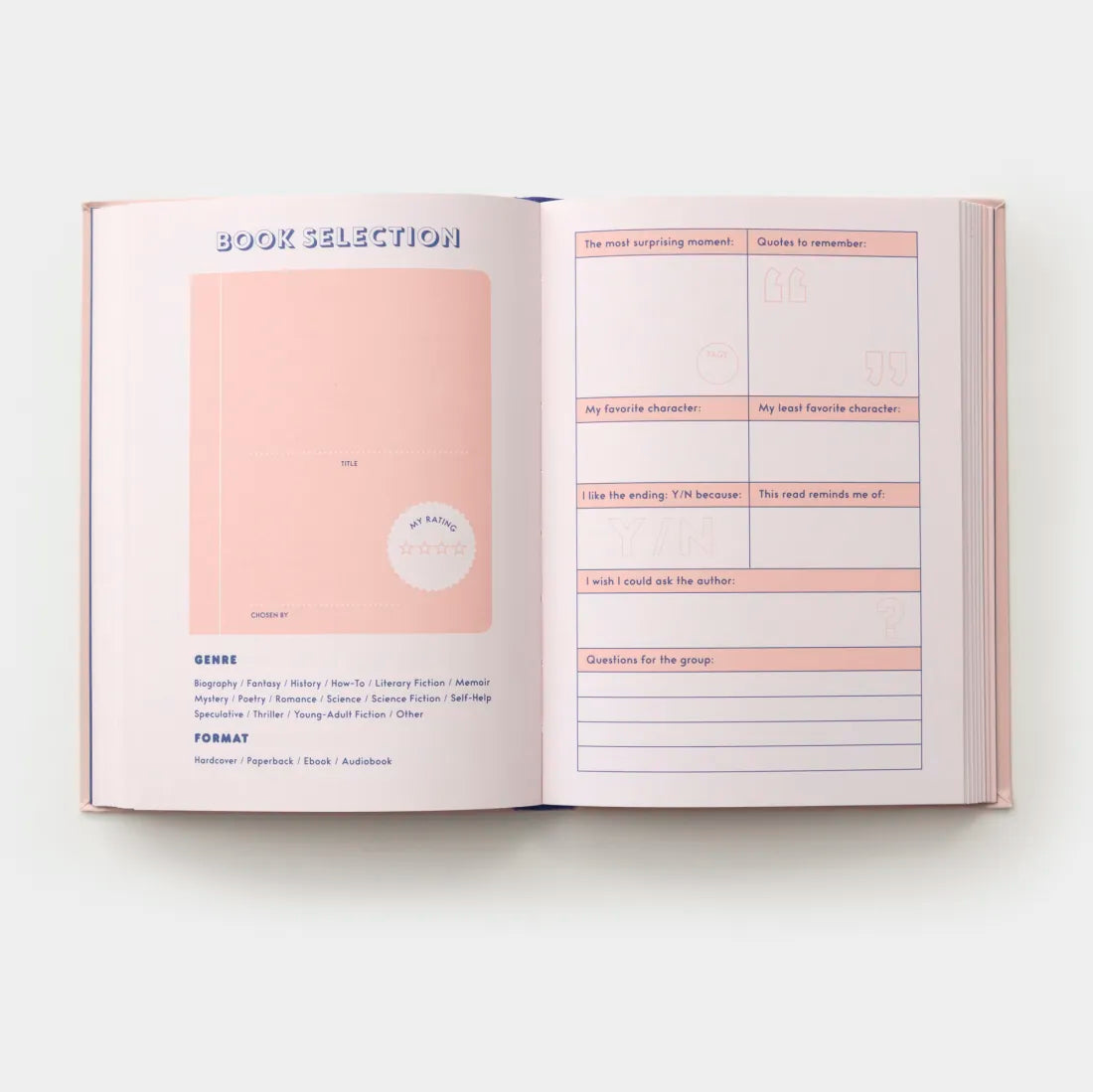 Book Club: A Journal US - Diary or journal