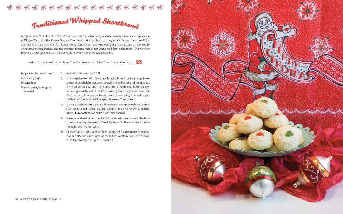 A Very Prairie Christmas Bakebook CA - Hardback
