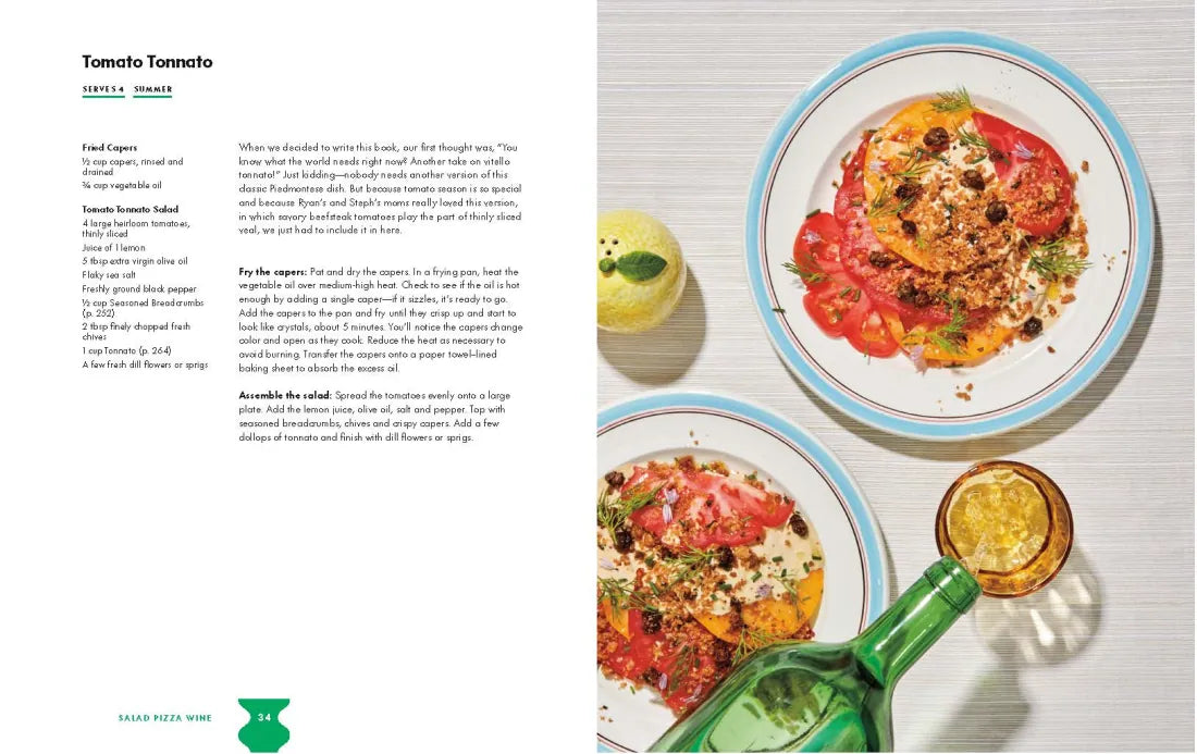 Salad Pizza Wine CA - Hardback