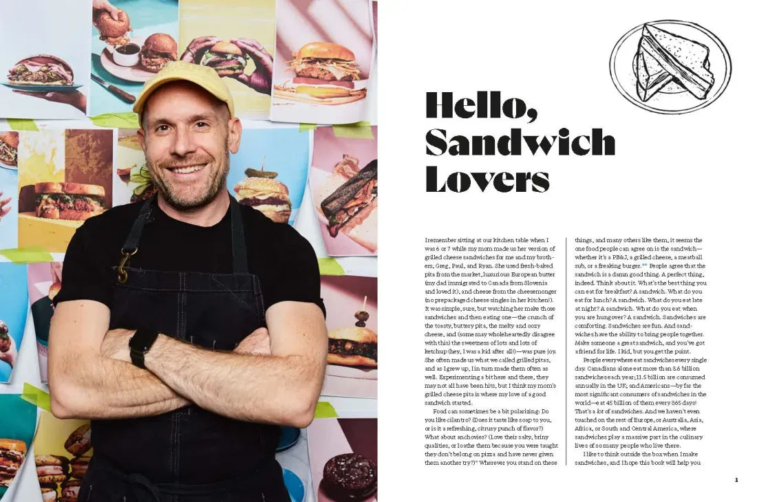 The Book of Sandwiches CA - Hardback