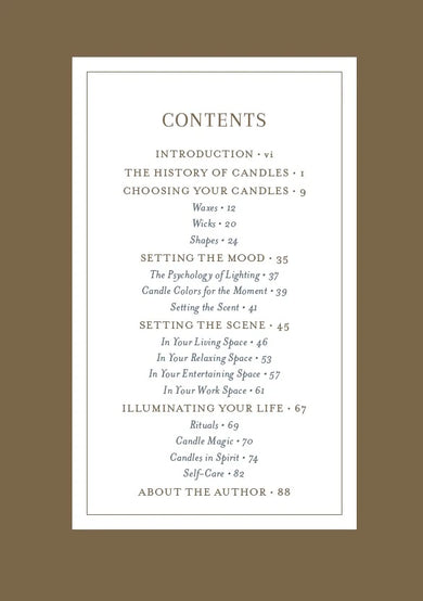 The Little Book of Candles US - Hardback