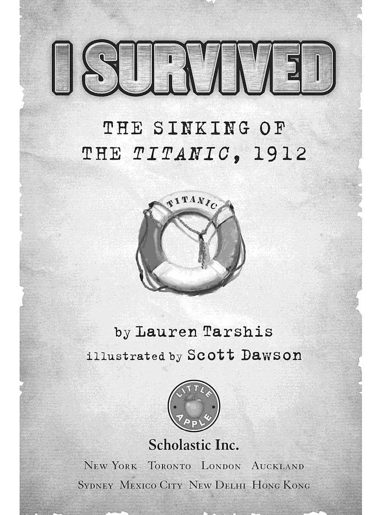 I Survived #01 the Sinking of the Titanic, 1912 (Lauren Tarshis)-Fiction: 歷史故事 Historical-買書書 BuyBookBook